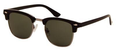 AZ Eyewear zonnebril unisex zwart met groene lens (AZ 2190)