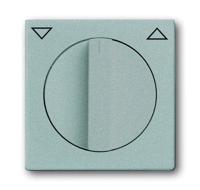 Busch-Jaeger 2CKA001710A3661 Jaloezie-schakelaar, Jaloezie-schakelaar/-knop Afdekking Carat Aluminium, Witaluminium (RAL 9006) 1 stuk(s) - thumbnail