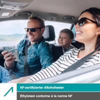 ACE Alcoholtester Wit, Blauw, Geel 0.0 tot 0.5 ‰ Met NFX keurmerk - thumbnail