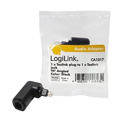 LogiLink CA1017 Adapter Toslink Audio Adapter Zwart
