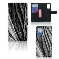 Book Style Case Samsung Galaxy A32 4G Boomschors Grijs - thumbnail