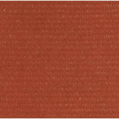 VidaXL Zonnezeil 160 g/m² 2x5 m hdpe terracottakleurig
