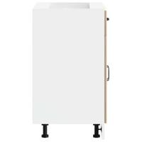 Keuken onderkast Lucca bewerkt hout sonoma eikenkleurig - thumbnail