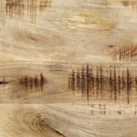 Hoofdeinde 200 cm massief hout mango en ijzer - thumbnail