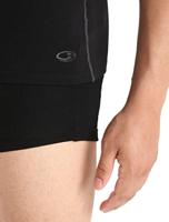 Icebreaker Merino 150 Anatomica SS Crewe Thermoshirt Heren Black XL - thumbnail