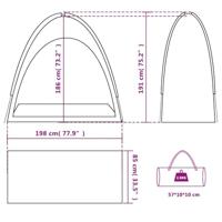 Opbergtent waterdicht blauw - thumbnail