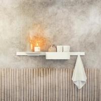 Planchet HansGrohe WallStoris Mat Wit - thumbnail
