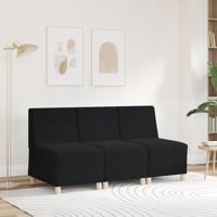 Sofa Stoel Zwart 55 x 74 x 82 cm Fluweel - thumbnail
