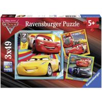 Ravensburger - cars 3 puzzel 3x49st. - thumbnail