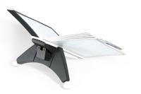 Durable Tafelstandaard | kunststof zwart/grijs | 10 zichtpanelen DIN A4 | met profielframe | 1 stuk - 563222 563222 - thumbnail