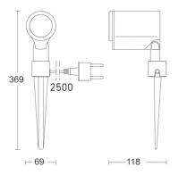 Steinel LED STRAHLER SPOT GARDEN ANT 068660 LED-buitenschijnwerper Energielabel: F (A - G) 6.7 W Warmwit - thumbnail