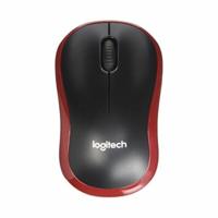 Logitech M185 Muis Radiografisch Optisch Rood 3 Toetsen 1000 dpi - thumbnail