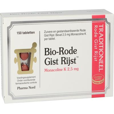 Pharma Nord Bio rode gist rijst 150 Tabletten Pharma Nord Bio rode gist rijst 150 Tabletten