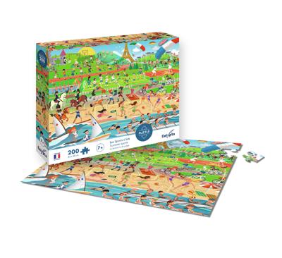 Puzzel - SENTOSPHERE - Calypto - 200 stukjes - Zomersporten - Vanaf 7 jaar