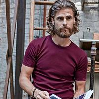 Tee Jays TJ520 Men´s Interlock Tee - Deep Red - S - thumbnail