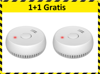 Profile Optische Rookmelder - 85dB - 10 Jaar Batterijlevensduur 1+1 Gratis - thumbnail