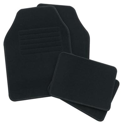 Petex voetmat "florida 3 car carpet florida3 gr.0 black 4-piece