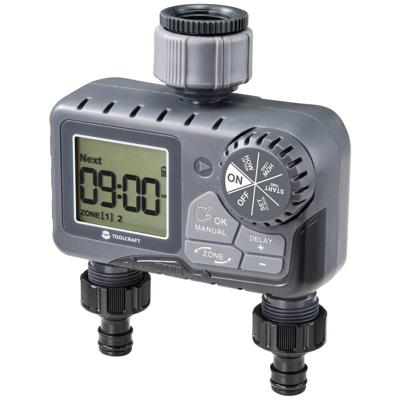 TOOLCRAFT Duo TO-7153944 Besproeiingsbesturing werkt op batterijen TOOLCRAFT Duo TO-7153944 Besproeiingsbesturing werkt op batterijen