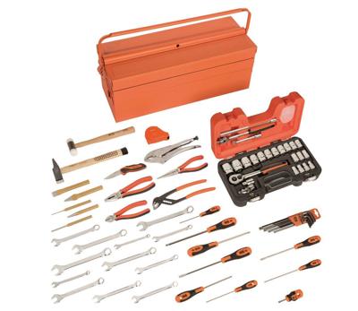 Bahco Gereedschapskist | metaal | met 5 vakken | oranje | 54-delig - 3149-ORTS1 Bahco Gereedschapskist | metaal | met 5 vakken | oranje | 54-delig - 3149-ORTS1