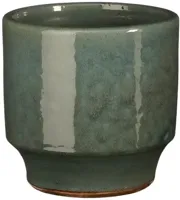 Mica Decorations bloempot Diaz rond 15x15cm groen - thumbnail