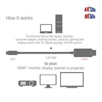 Club 3D mini DisplayPort 1.4 naar HDMI kabel - thumbnail