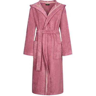 Cawö Cawo Dames Badjas met Capuchon 827 blush M