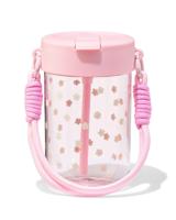 HEMA Waterfles 400ml met bandje bloemen - thumbnail