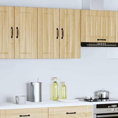 Keukenwandkast Lucca bewerkt hout sonoma eikenkleurig Keukenwandkast Lucca bewerkt hout sonoma eikenkleurig