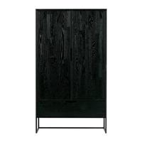 WOOOD Opbergkast 'Silas', kleur Zwart - thumbnail