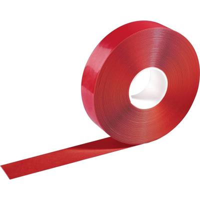 Durable 102103 Vloermarkeringstape Duraline 0,5 mm Rood 1 stuk(s) (l x b) 30 m x 50 mm Durable 102103 Vloermarkeringstape Duraline 0,5 mm Rood 1 stuk(s) (l x b) 30 m x 50 mm