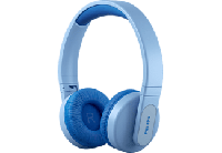 PHILIPS Kids Draadloze on-ear-koptelefoon, draadloze koptelefoon voor kinderen met Bluetooth met gelimiteerd volume, 28 uur afspeeltijd, kleurrijk ontwerp & lichtgewicht, Blauw (Blue) - thumbnail