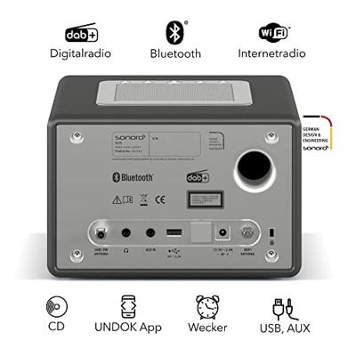 Sonoro Elite X -SO 911 Internet Radio met CD-Speler - Mat Grafiet