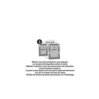 3M Command-beeldmontage strips Zwart Inhoud: 4 paar 3M Command-beeldmontage strips Zwart Inhoud: 4 paar