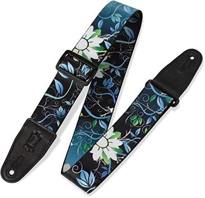 Levys Leathers MPD2-038 Flowers polyester gitaarband
