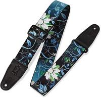 Levys Leathers MPD2-038 Flowers polyester gitaarband - thumbnail
