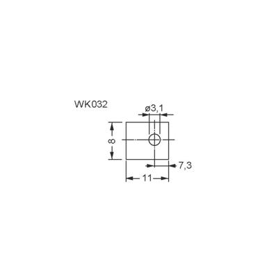 Fischer Elektronik WK032 Warmtegeleidende folie Zelfklevend 200 µm 0.9 W/mK (l x b) 42 mm x 29 mm