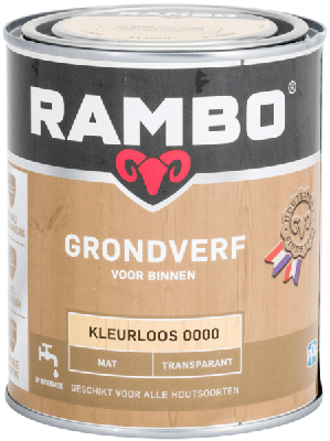 Grondverf transparant mat 0,25l Rambo - Rambo Grondverf transparant mat 0,25l Rambo - Rambo