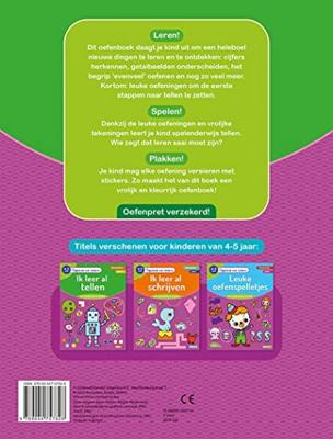 Deltas Oefenboek met stickers - ik leer al tellen (4-5 jaar)