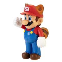 Super Mario Mini Action Figure - Raccoon Mario - thumbnail