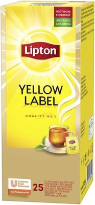Lipton thee Feel Good Selection, Yellow label, doos van 25 zakjes