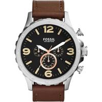 Horlogeband Fossil JR1475 Leder Bruin 24mm - thumbnail