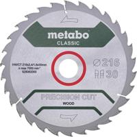 Metabo 628326000 Cirkelzaagblad 254 x 30 x 1.6 mm Aantal tanden: 40 1 stuk(s) - thumbnail