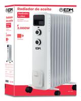 Olieradiator (9 kamers) EDM 07124 07124 Wit 2000 W - thumbnail