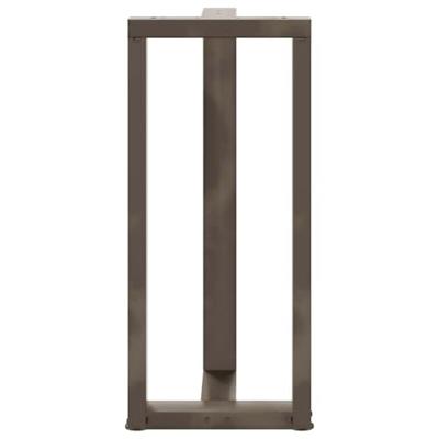 Bartafelpoten 2 st T-vormig 40x35x(90-91) cm staal naturel