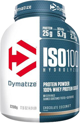 Dymatize ISO 100 Hydrolyzed Chocolate Coconut (2200 g)