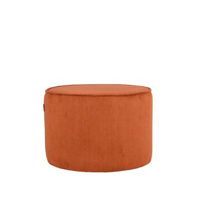 LABEL51 Poef 'Tibo' Rib, kleur Roest