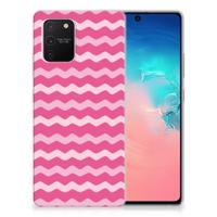 Samsung Galaxy S10 Lite TPU bumper Waves Pink - thumbnail