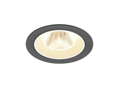SLV InbouwspotNuminos M zwart/wit 3000K - 20gr - 1009614