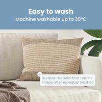 VidaXL Hoofdkussen wit 40 x 60 cm katoen en polyester - thumbnail