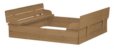 roba Zandbak met opklapbare zitbank (Teak)